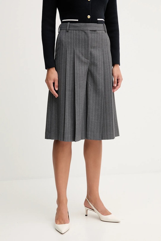 Tommy Hilfiger szorty tkanina szary WW0WW48349