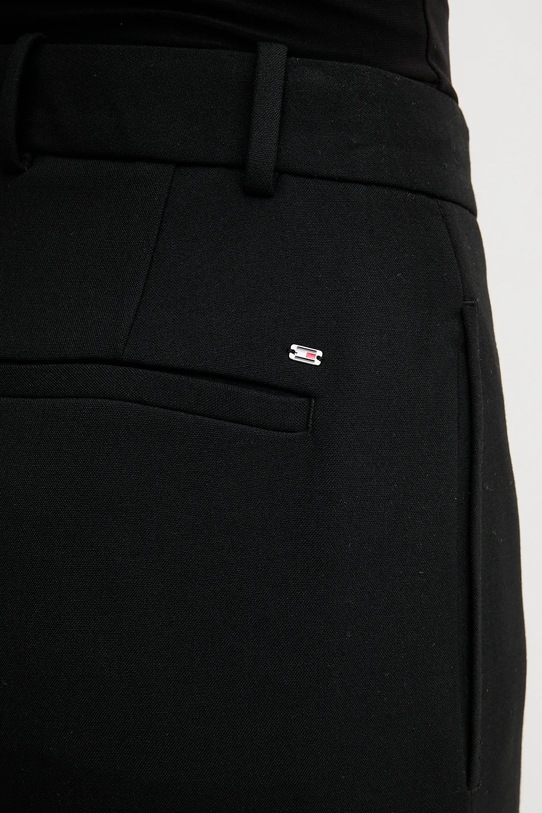 Kalhoty Tommy Hilfiger černá WW0WW48355