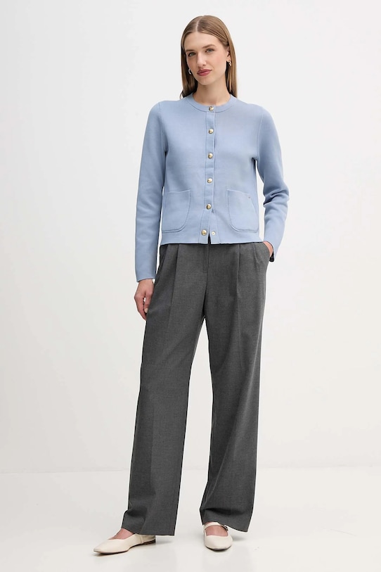 Tommy Hilfiger spodnie WW0WW48358 szary AW25