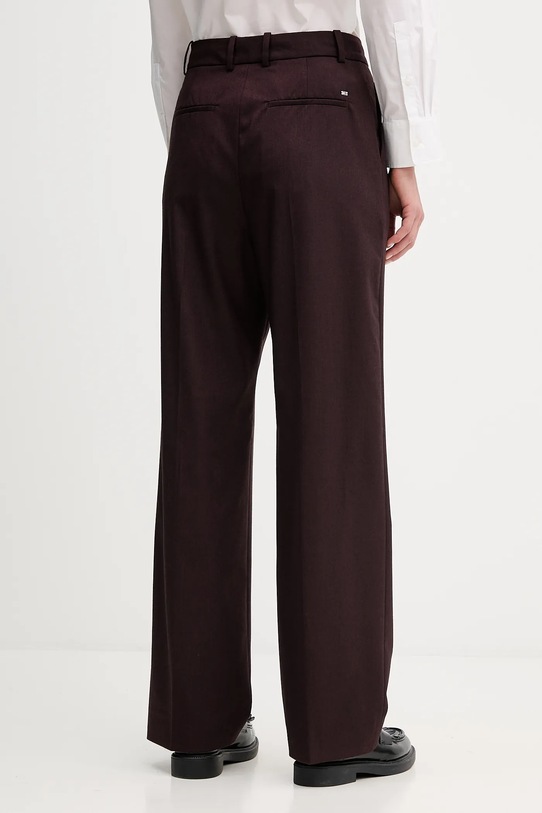 Odzież Tommy Hilfiger spodnie WW0WW48358 bordowy