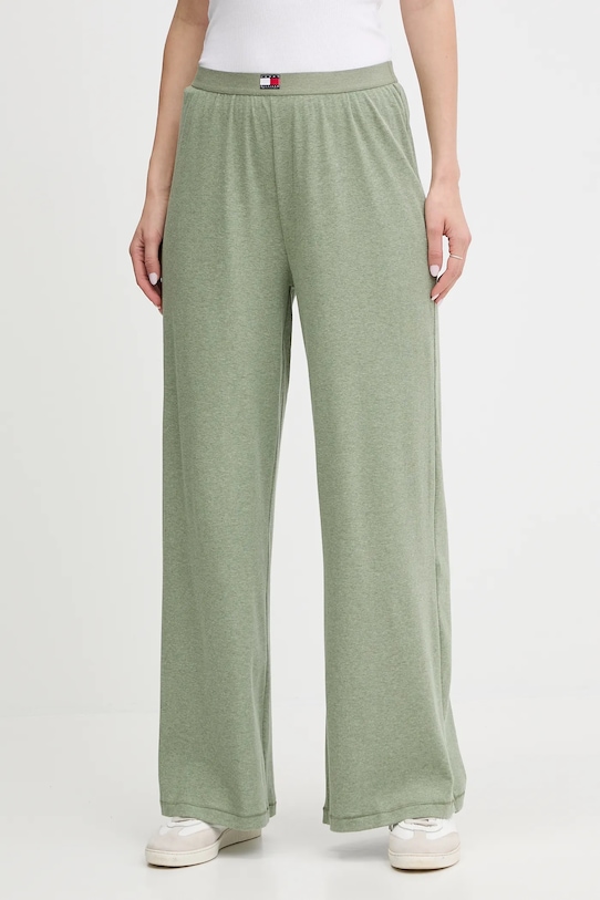 Tommy Hilfiger spodnie dresowe z elastanem zielony UW0UW06069
