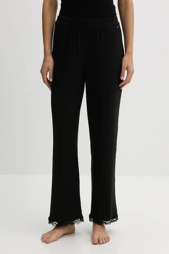 Tommy Hilfiger pantaloni de trening fund negru UW0UW06074