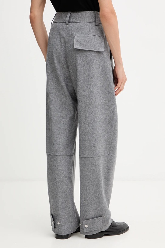 Îmbrăcăminte BOSS pantaloni cu lână 50548109 gri