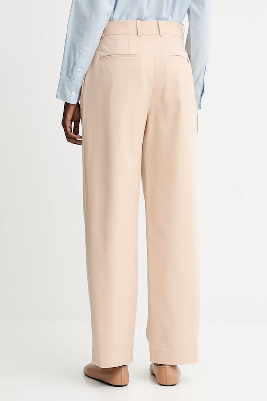 Odzież Calvin Klein spodnie LV044D664G beżowy