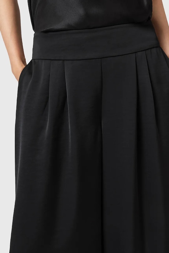 Odzież AllSaints spodnie LEANNE W015TD czarny