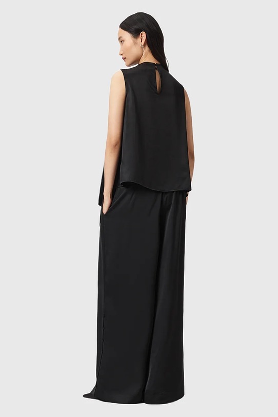 Παντελόνι AllSaints LEANNE W015TD μαύρο