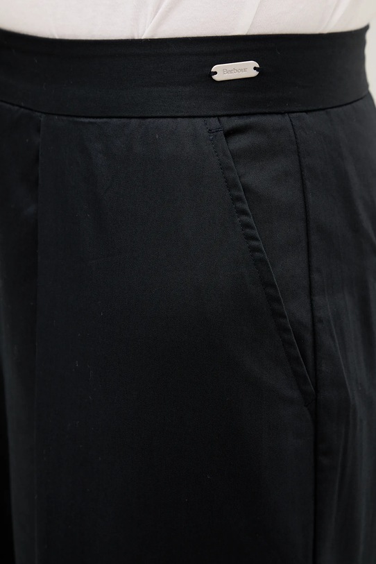 Barbour spodnie bawełniane COLLEEN granatowy LTR0394