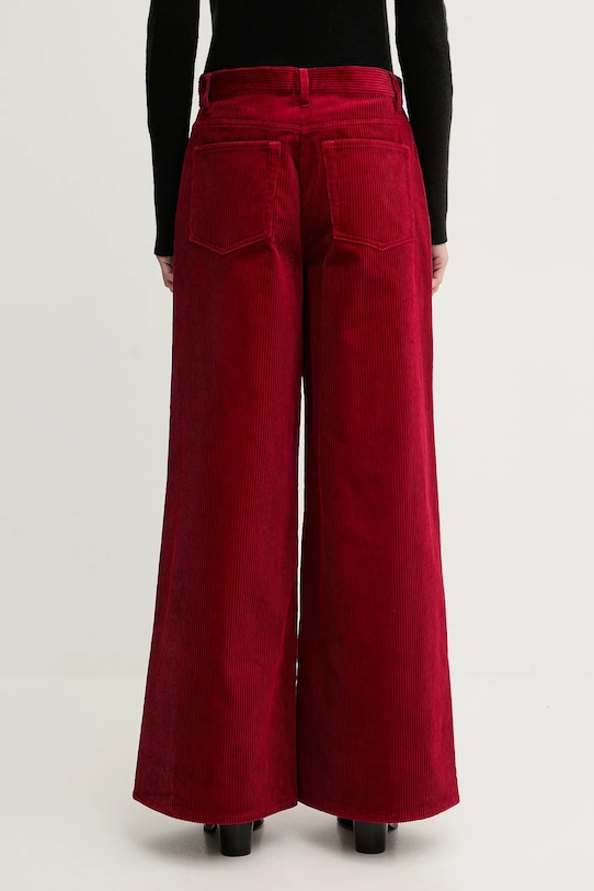 Odzież Filippa K spodnie sztruksowe 31981.FK czerwony