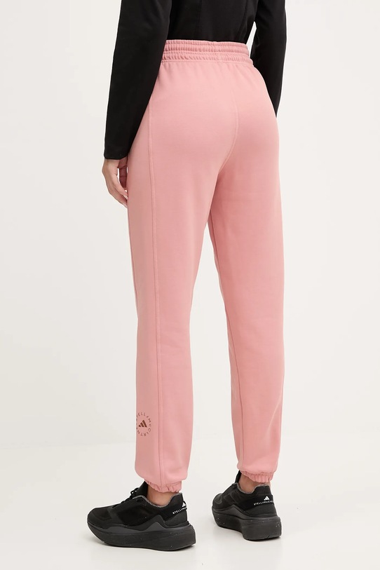 Odzież adidas by Stella McCartney spodnie dresowe bawełniane JX2717 pomarańczowy