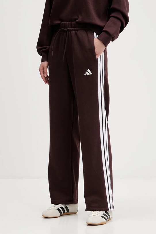 adidas spodnie dresowe Essentials dzianina brązowy JY3091