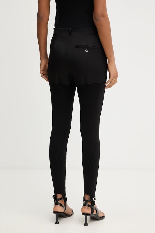 Odzież Coperni spodnie Hybrid Rib COPP138F3004 czarny