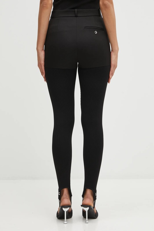 Abbigliamento Coperni pantaloni Hybrid Rib COPP138F3004 nero