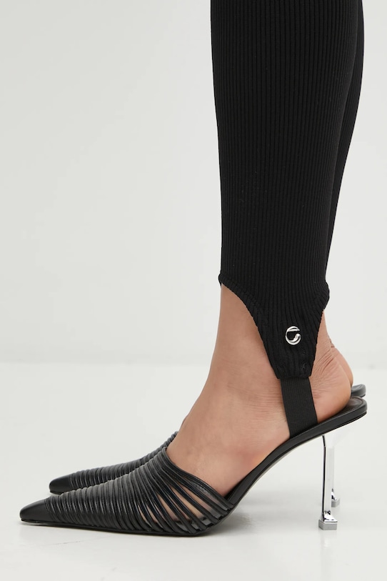 Coperni spodnie Hybrid Rib czarny COPP138F3004