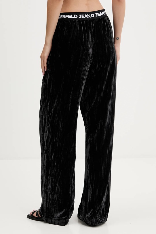 Odzież Karl Lagerfeld Jeans spodnie welurowe A4W10135 czarny