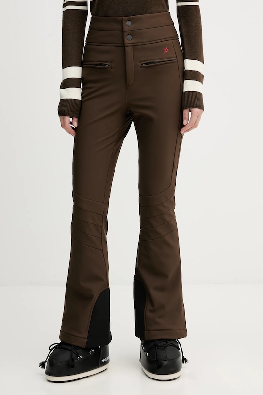 Perfect Moment spodnie narciarskie Aurora dzianina brązowy W3001223