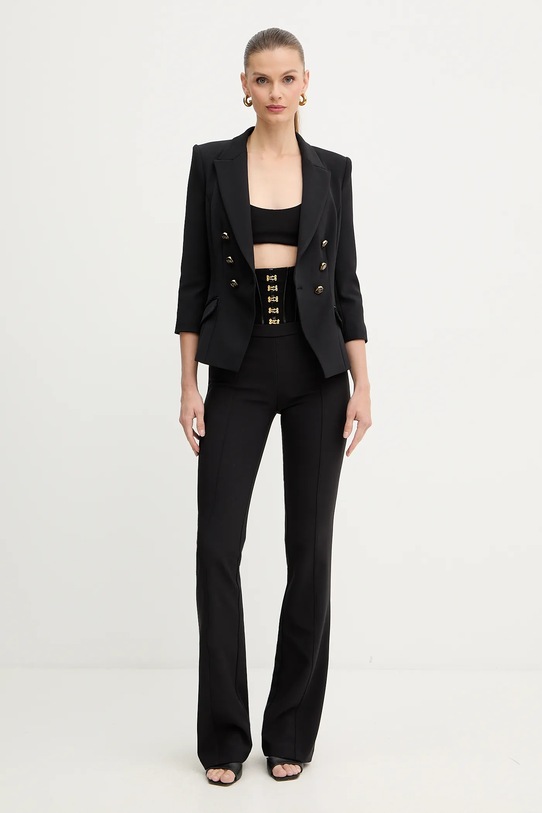 Elisabetta Franchi pantaloni PA13257E2 negru AW25