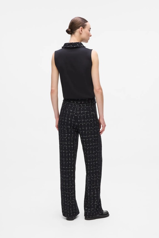Karl Lagerfeld spodnie A4W10109 czarny AW25