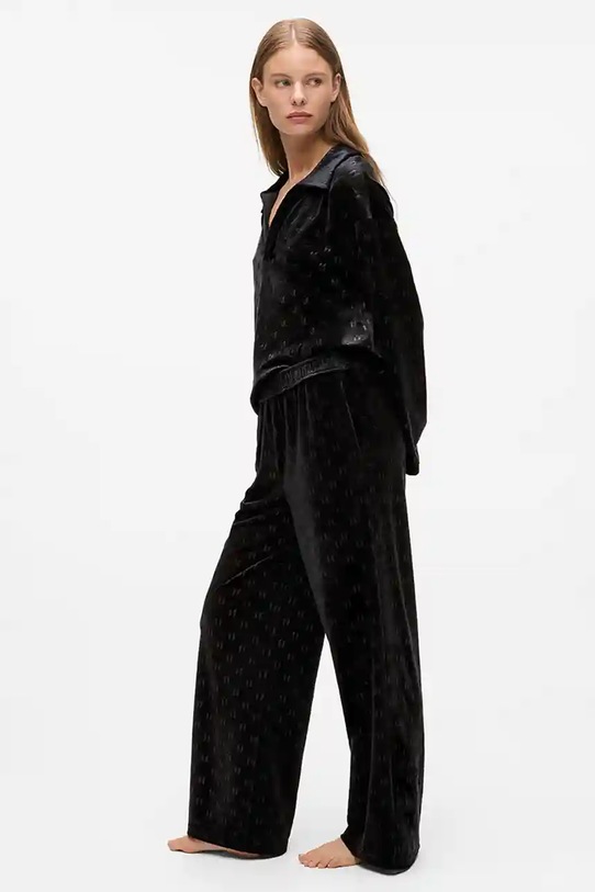 Îmbrăcăminte Karl Lagerfeld pantaloni de trening din bumbac A4W44008 negru