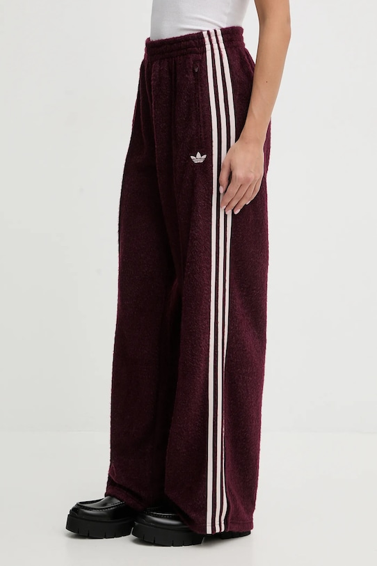 adidas Originals spodnie dresowe Mohair dzianina bordowy KS0414