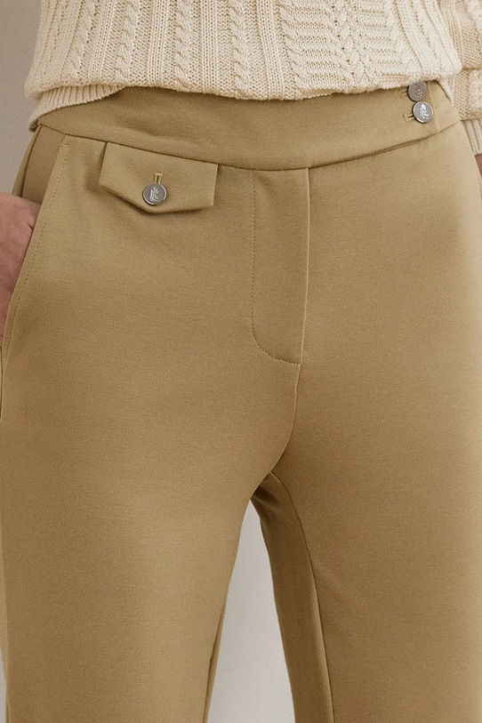 Lauren Ralph Lauren spodnie beżowy 200980023