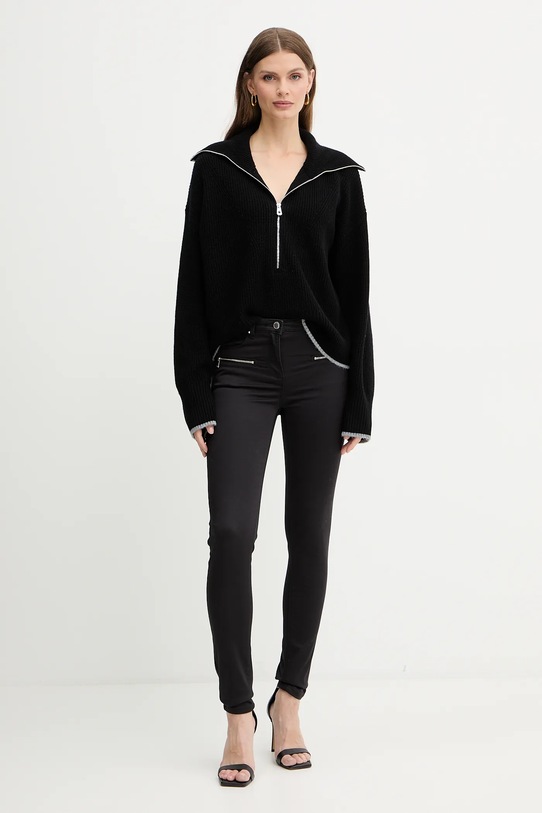 Morgan jeansy PATRICK czarny AW25