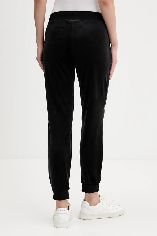 Odzież Juicy Couture spodnie dresowe welurowe JCBBJ225802 czarny