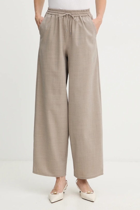 MAX&Co. pantaloni din amestec de lână panza bej 2528136015200