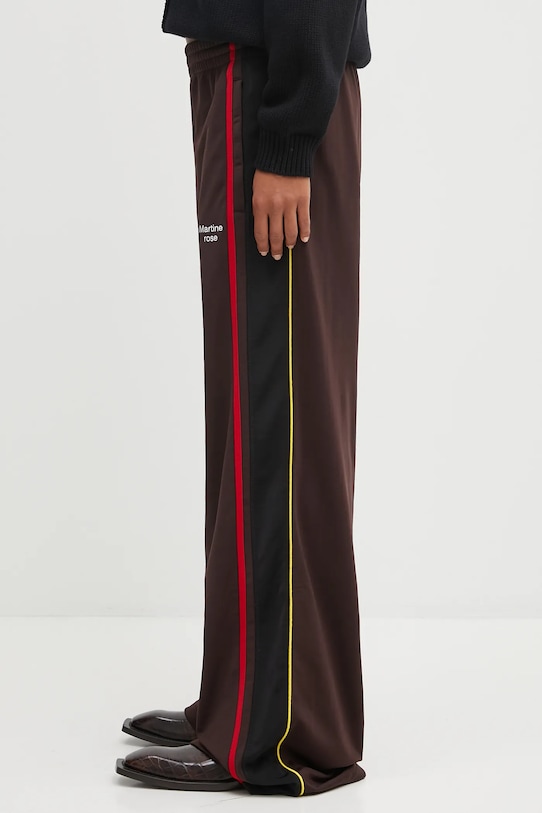 Панталон Martine Rose Wide Leg Trackpant широка кафяв 167JT12722