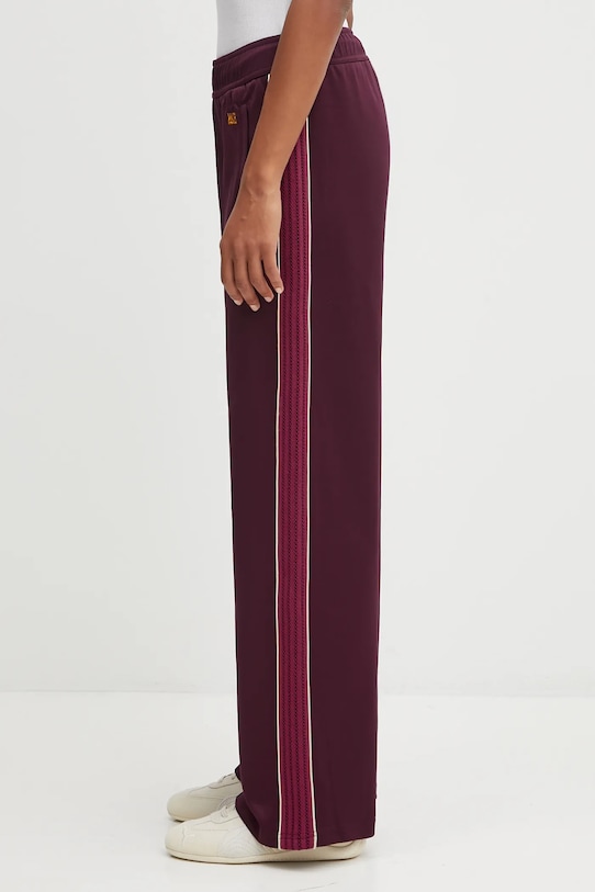 Wales Bonner melegítőnadrág Mantra Track Pants WA25JE02.JE10.350 burgundia AW25