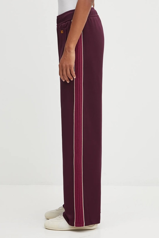 Wales Bonner spodnie dresowe Mantra Track Pants WA25JE02.JE10.350 bordowy AW25