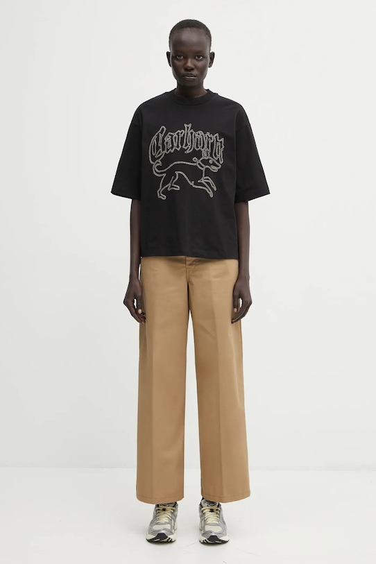 Carhartt WIP trousers W' Craft Pant I032441.8Y02 beige