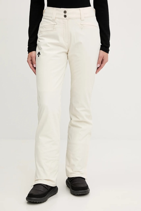 Descente spodnie narciarskie INSULATED PANTS tkanina beżowy DW5FLP05LU