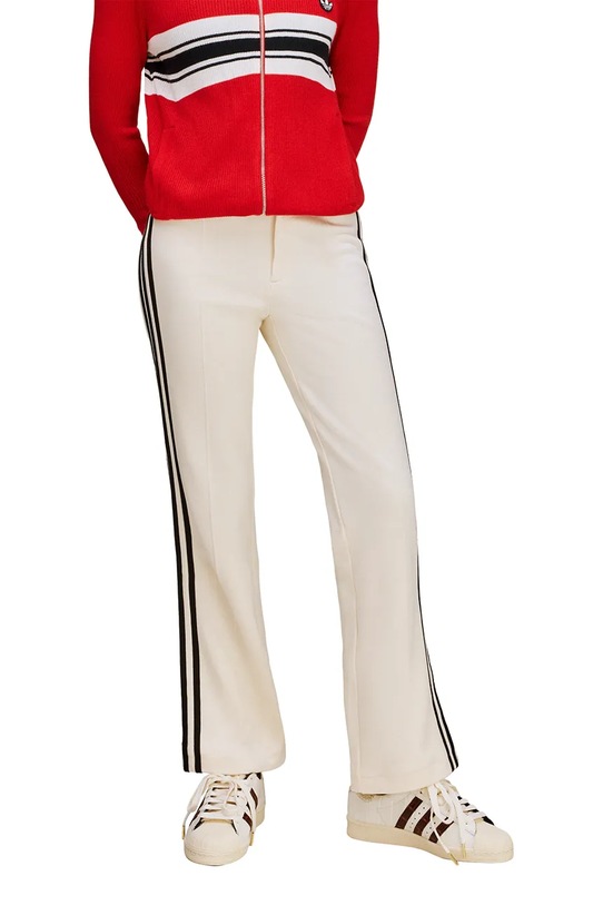 adidas Originals x Wales Bonner spodnie W Ft Tp dzianina biały KD0352