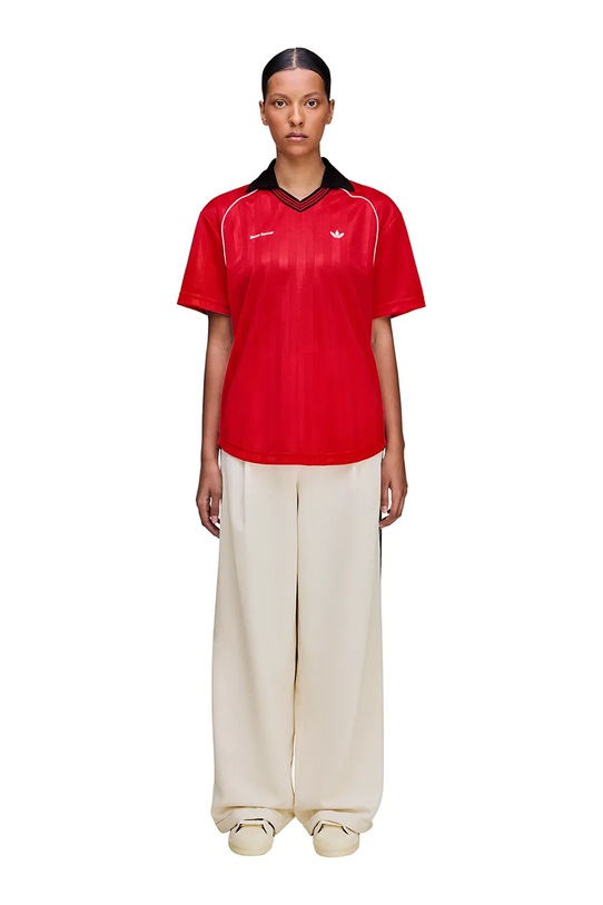 Kalhoty adidas Originals x Wales Bonner Wide Trouser KB2295 bílá AW25