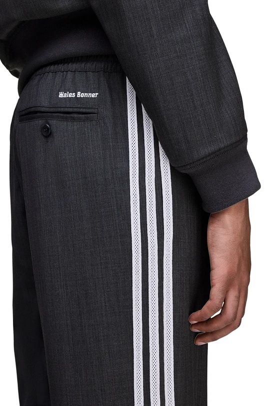 Kalhoty s příměsí vlny adidas Originals x Wales Bonner Wool Pant šedá KB2318
