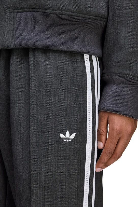 Kalhoty s příměsí vlny adidas Originals x Wales Bonner Wool Pant KB2318 šedá