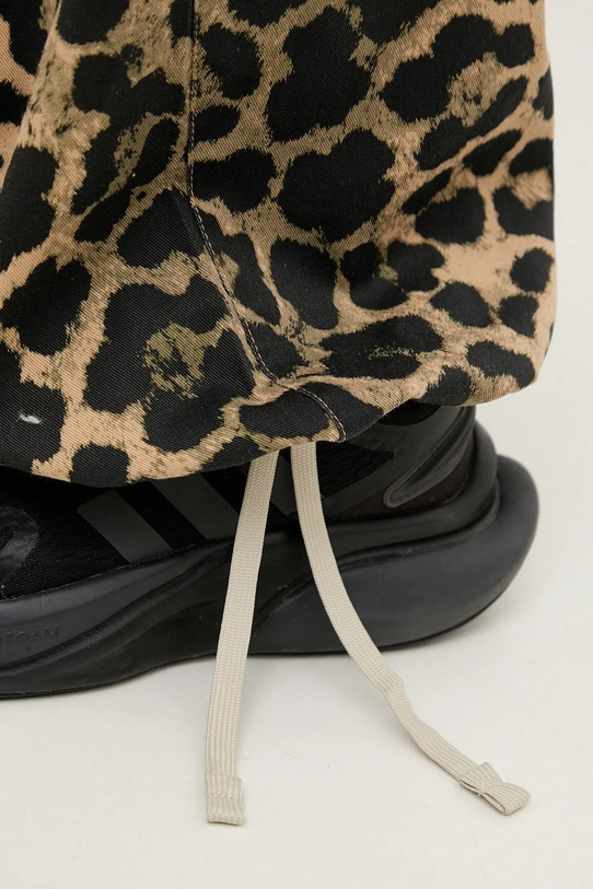 P.E Nation spodnie bawełniane 253P147 brązowy