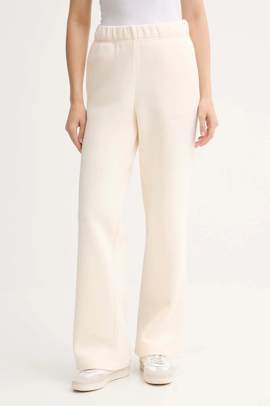 MUUV. pantaloni de trening MUUV..x.Answear tricotaj bej DRES.PROSTA.NOGAW.RAIZ