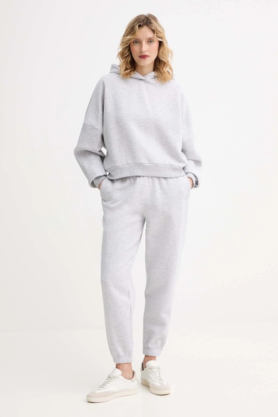 MUUV. pantaloni de trening MUUV. x Answear DRESOWE.NISKI.STAN.RAIZ gri AW25