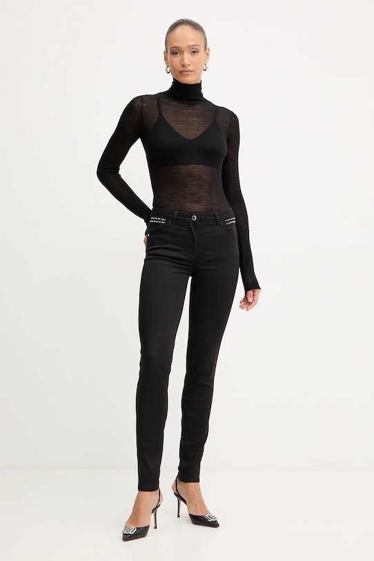 Morgan spodnie POLY czarny AW25