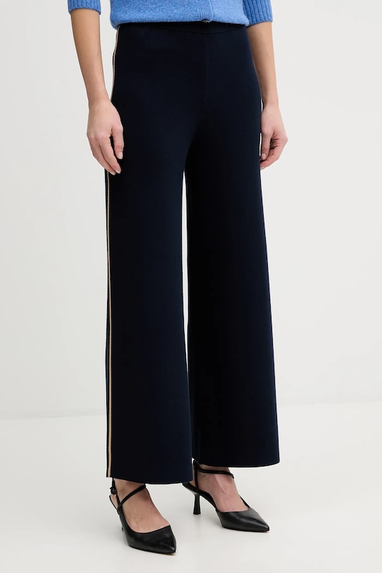 United Colors of Benetton spodnie dresowe dzianina granatowy 17Q3DF013