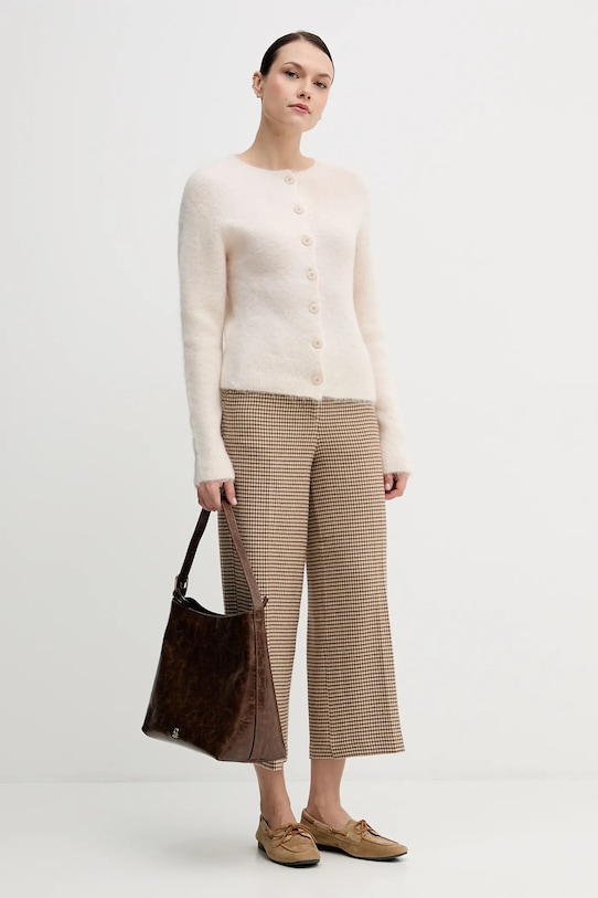 United Colors of Benetton spodnie 44BWDF0AA beżowy AW25