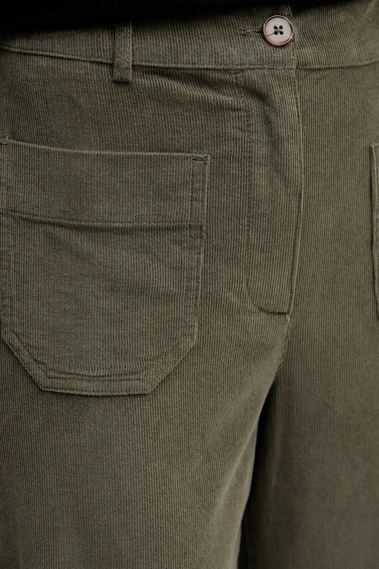 United Colors of Benetton spodnie bawełniane zielony 494BDE02I
