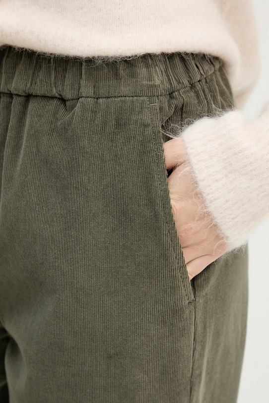 United Colors of Benetton spodnie bawełniane zielony 494BDF0A7