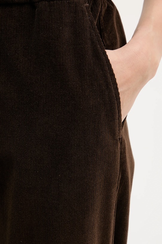 United Colors of Benetton spodnie bawełniane brązowy 494BDF0A7