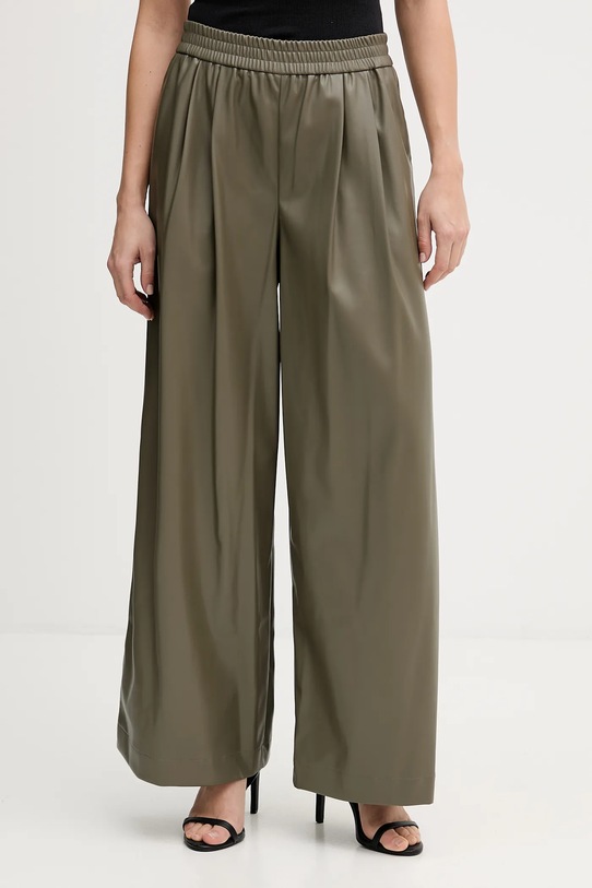 United Colors of Benetton spodnie tkanina zielony 4M3CDF0A8