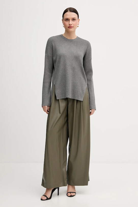 United Colors of Benetton spodnie 4M3CDF0A8 zielony AW25