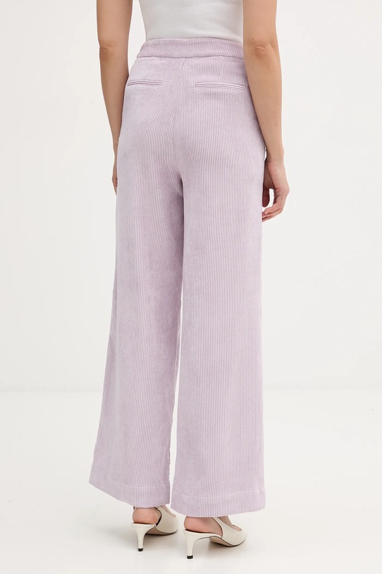 Odzież United Colors of Benetton spodnie sztruksowe 4Q5GDF0AI fioletowy