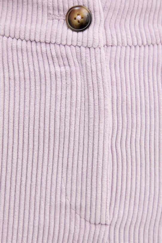 United Colors of Benetton spodnie sztruksowe fioletowy 4Q5GDF0AI