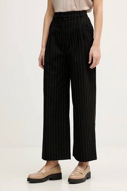 United Colors of Benetton spodnie tkanina czarny 4TUDDF0AF